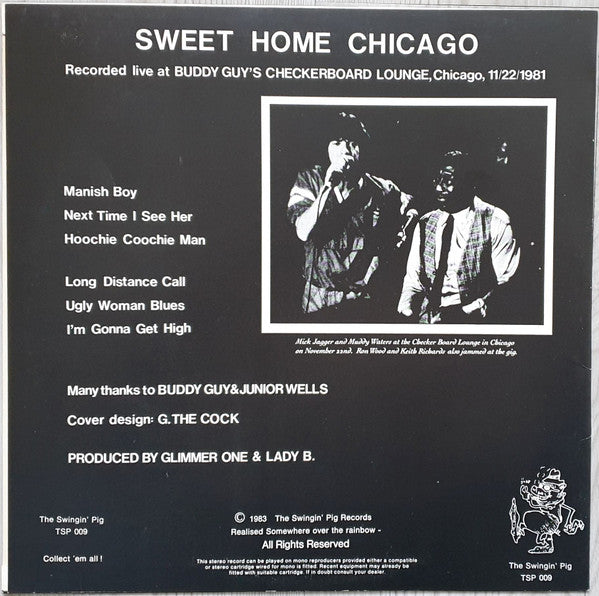Muddy Waters - Sweet Home Chicago (Vinyl, LP, Album, Promo, Unofficial Release, Stereo) Very Good Plus (VG+) / Very Good (VG)