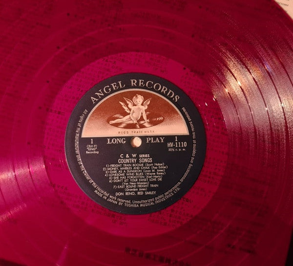 Reno And Smiley - Country Songs (Vinyl, LP, Album, Reissue, Mono) Good Plus (G+) / Very Good (VG)