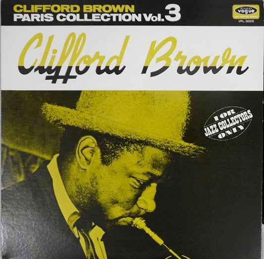 Clifford Brown - Paris Collection Vol.3 (Vinyl, LP, Compilation, Mono) Very Good (VG) / Very Good Plus (VG+)
