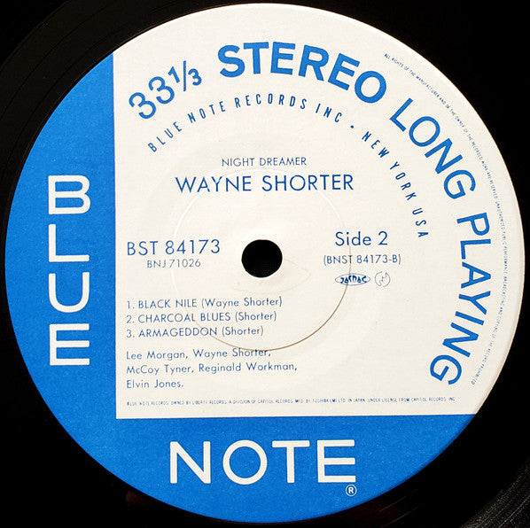 Wayne Shorter - Night Dreamer (Vinyl, LP, Album, Stereo, Reissue) Very Good Plus (VG+) / Very Good Plus (VG+)