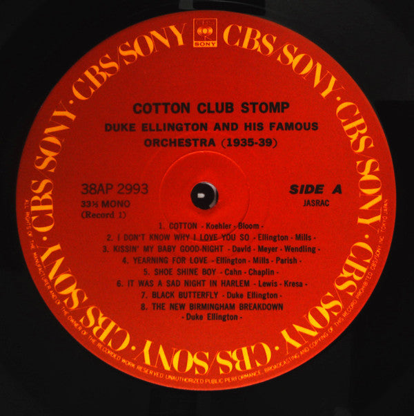 Duke Ellington And His Orchestra - Cotton Club Stomp (1935-39) (2xVinyl, LP, Compilation, Reissue) Near Mint (NM or M-) / Very Good Plus (VG+)