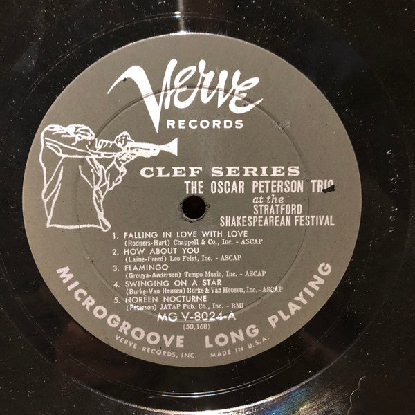 The Oscar Peterson Trio - At The Stratford Shakespearean Festival (Vinyl, LP, Album, Mono) Good Plus (G+) / Good (G)