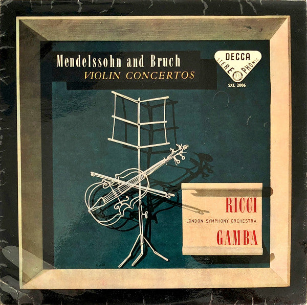 Felix Mendelssohn-Bartholdy - Violin Concertos (Vinyl, LP, Repress, Stereo) Very Good (VG) / Very Good (VG)