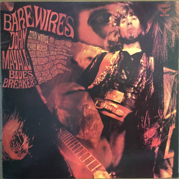 John Mayall & The Bluesbreakers - Bare Wires (Vinyl, LP, Album, Reissue, Stereo) Very Good Plus (VG+) / Very Good (VG)