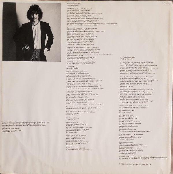 Rodney Crowell - But What Will The Neighbors Think (Vinyl, LP, Album) Very Good (VG) / Very Good (VG)