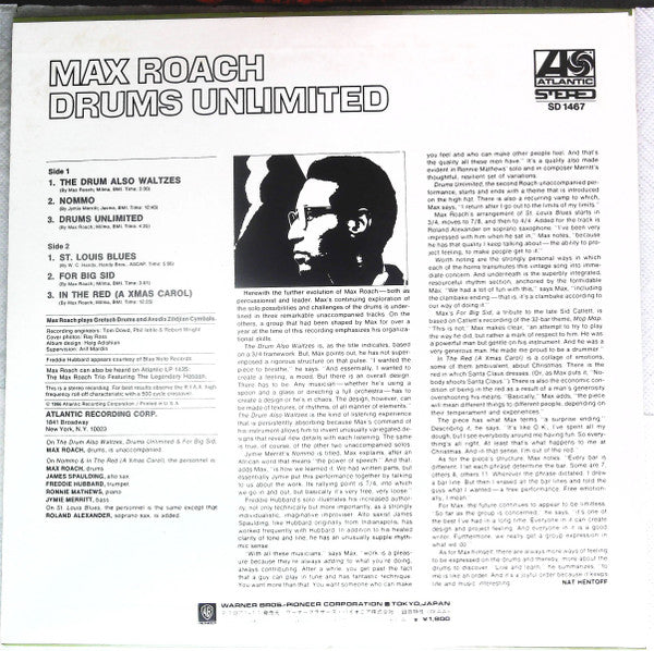 Max Roach - Drums Unlimited (Vinyl, LP, Album, Reissue, Stereo)