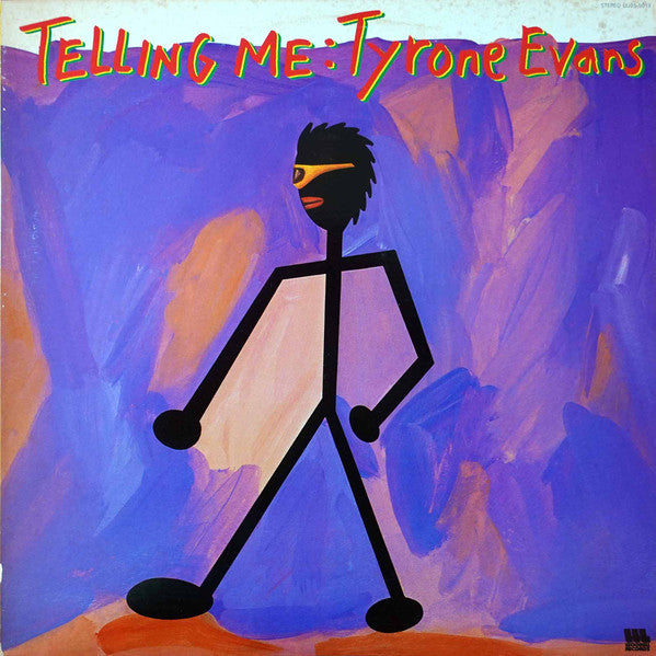 Tyrone Evans - Telling Me (Vinyl, LP, Album, Promo) Very Good Plus (VG+) / Very Good (VG)