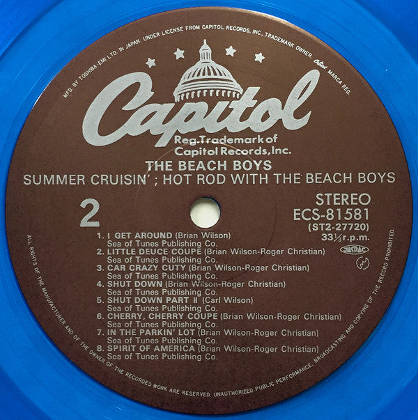 The Beach Boys - Summer Cruisin': Hot Rod With The Beach Boys (Vinyl, LP, Compilation) Near Mint (NM or M-) / Very Good (VG)
