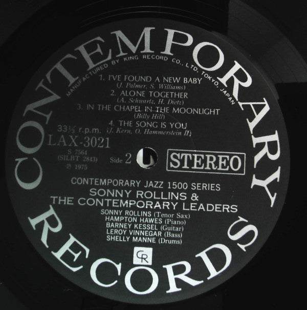 Sonny Rollins - Sonny Rollins And The Contemporary Leaders (Vinyl, LP, Album, Limited Edition, Reissue, Stereo) Very Good Plus (VG+) / Very Good (VG)