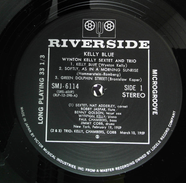 Wynton Kelly - Kelly Blue (Vinyl, LP, Album, Reissue) Very Good Plus (VG+) / Very Good Plus (VG+)