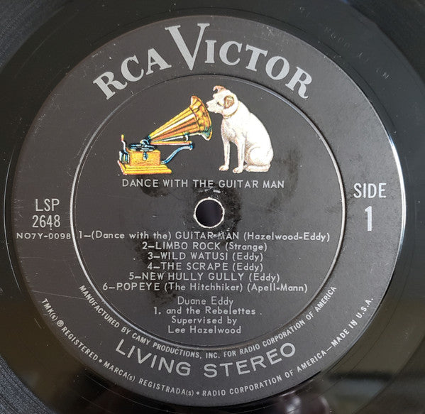 Duane Eddy - Dance With The Guitar Man (Vinyl, LP, Album, Stereo) Very Good (VG) / Good Plus (G+)