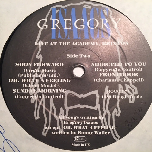 Gregory Isaacs - Live At The Academy, Brixton (Vinyl, LP, Album) Very Good (VG) / Good Plus (G+)