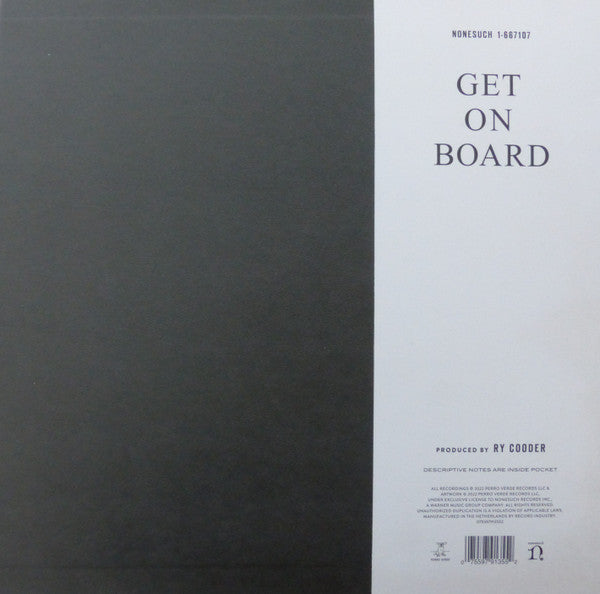 Taj Mahal - Get On Board (The Songs Of Sonny Terry & Brownie McGhee) (Vinyl, LP, Album) Very Good (VG) / Very Good Plus (VG+)