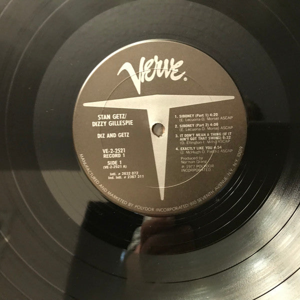 Dizzy Gillespie - Diz And Getz (2xVinyl, LP, Album, Reissue) Very Good Plus (VG+) / Very Good Plus (VG+)