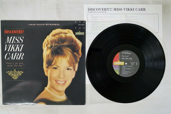 Vikki Carr - Discovery! Miss Vikki Carr (Vinyl, LP, Album, Reissue, Stereo) Near Mint (NM or M-) / Very Good Plus (VG+)