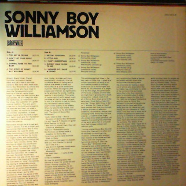 Sonny Boy Williamson (2) - Portraits Of Williamson Sonny Boy (Vinyl...