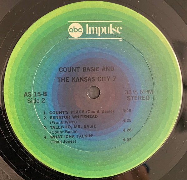 Count Basie And The Kansas City Seven - Count Basie And The Kansas City 7 (Vinyl, LP, Album, Stereo) Very Good (VG) / Very Good Plus (VG+)