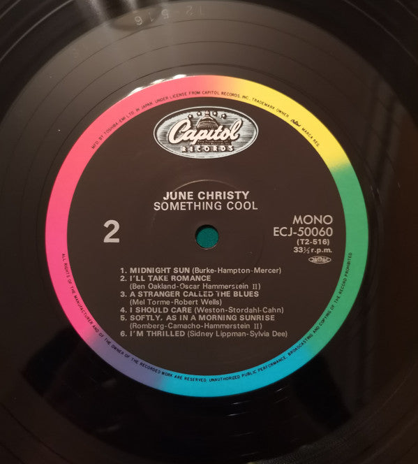 June Christy - Something Cool (Vinyl, LP, Album, Reissue, Mono)