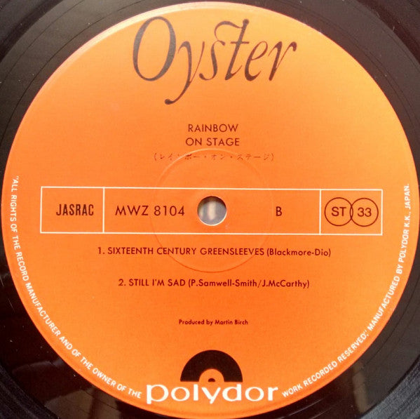 Rainbow - On Stage (Vinyl, LP, Album)