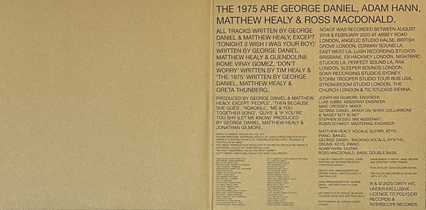 The 1975 - Notes On A Conditional Form (2xVinyl, LP, Album, Stereo) Very Good Plus (VG+) / Near Mint (NM or M-)