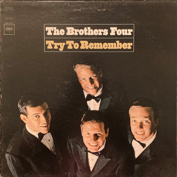 The Brothers Four - Try To Remember (Vinyl, LP, Album, Stereo) Very Good (VG) / Good (G)