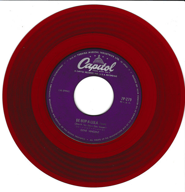 Gene Vincent - Be-Bop-A-Lula / The King Of Fools (Vinyl, 7", 45 RPM, Single) Good Plus (G+) / Good (G)