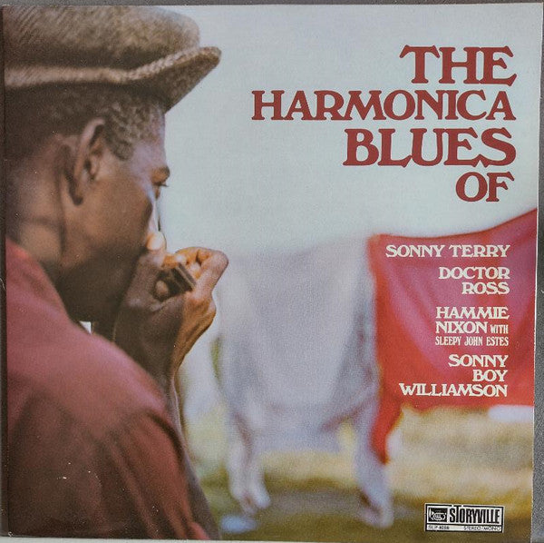 Sonny Terry - The Harmonica Blues (Vinyl, LP, Compilation, Reissue) Very Good Plus (VG+) / Very Good Plus (VG+)