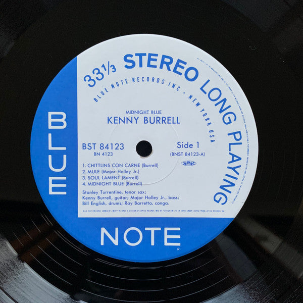 Kenny Burrell - Midnight Blue (Vinyl, LP, Album, Reissue, Stereo)