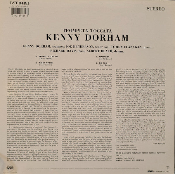 Kenny Dorham - Trompeta Toccata (Vinyl, LP, Album, Reissue, Stereo) Very Good Plus (VG+) / Very Good Plus (VG+)