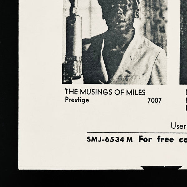 The Miles Davis Quintet - Cookin' With The Miles Davis Quintet (Vinyl, LP, Album, Reissue, Mono) Very Good Plus (VG+) / Very Good (VG)