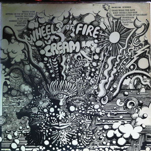 Cream (2) - Wheels Of Fire (2xVinyl, LP, Album) Near Mint (NM or M-) / Good Plus (G+)