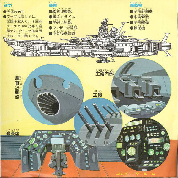 ささきいさお - 宇宙戦艦ヤマト (Vinyl, 7", 45 RPM, Stereo) Very Good (VG) / Very Good Plus (VG+)