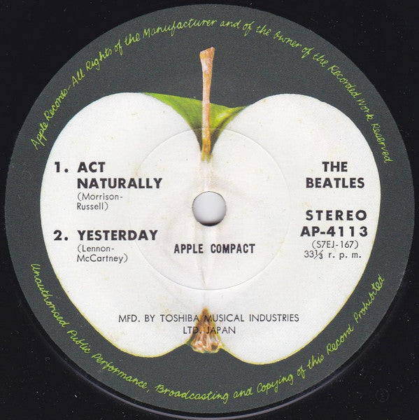 The Beatles - You're Going To Lose That Girl (Vinyl, 7", 33 ⅓ RPM, Reissue) Very Good (VG) / Very Good (VG)