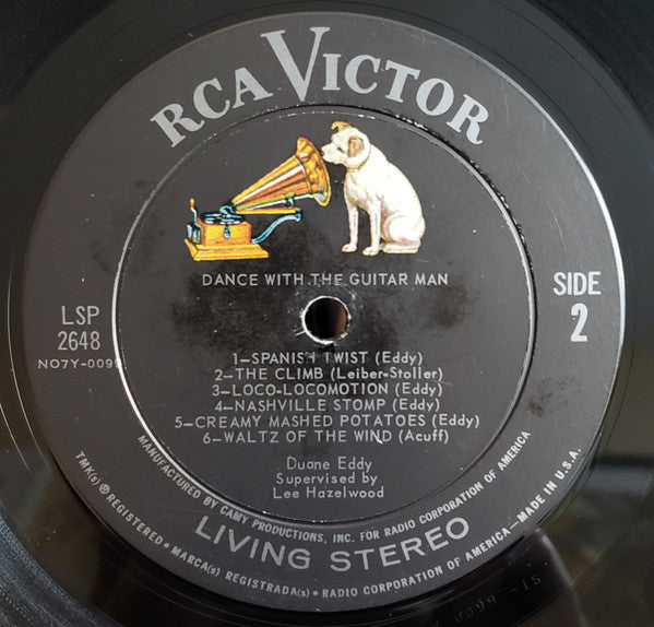 Duane Eddy - Dance With The Guitar Man (Vinyl, LP, Album, Stereo) Very Good (VG) / Good Plus (G+)