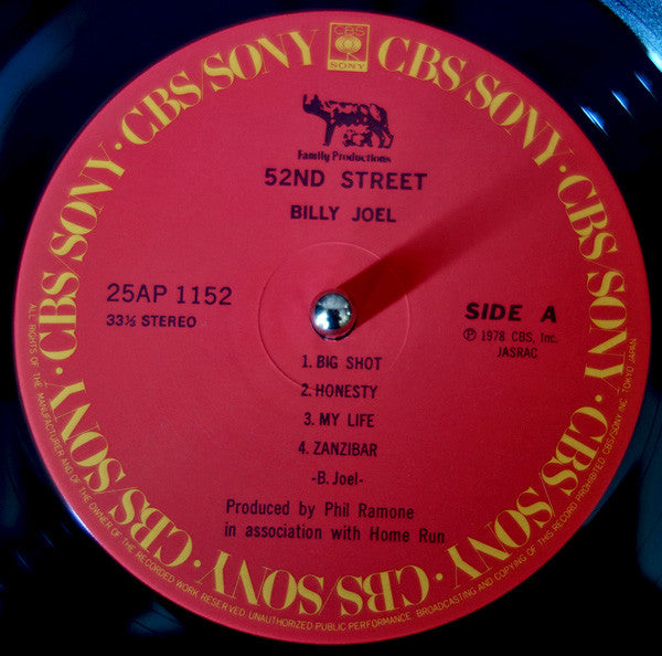 Billy Joel - 52nd Street (Vinyl, LP, Album)