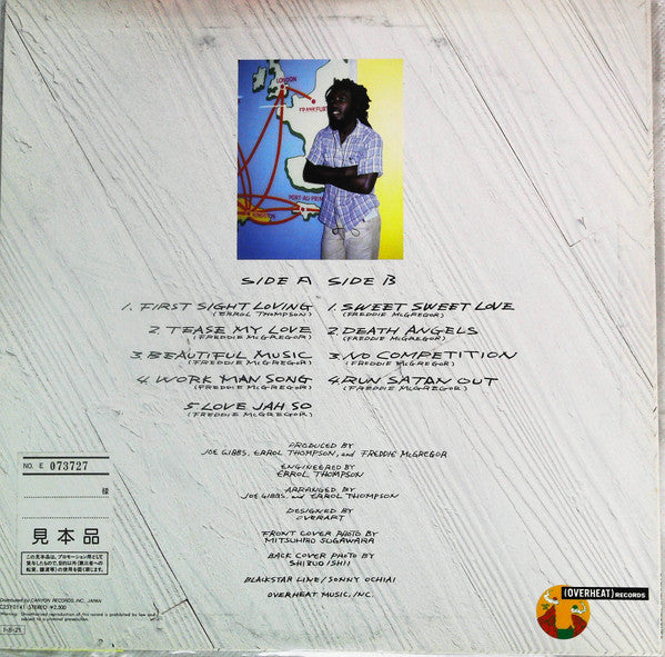 Freddie McGregor - Love At First Sight (Vinyl, LP, Album, Promo) Very Good Plus (VG+) / Very Good (VG)