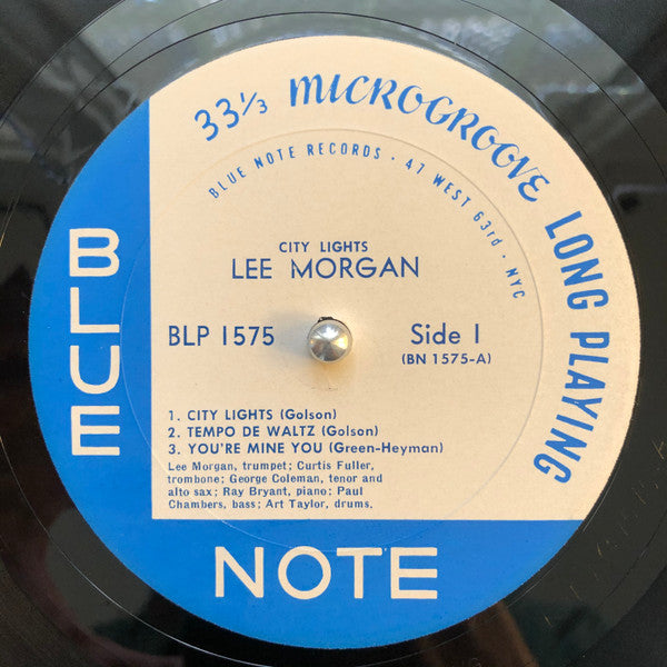 Lee Morgan - City Lights (Vinyl, LP, Repress, Mono) Very Good (VG) / No Cover