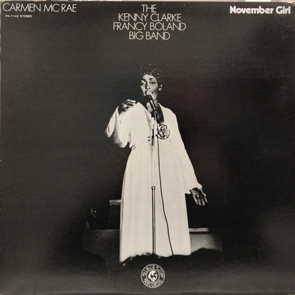 Carmen McRae - November Girl (Vinyl, LP, Album, Stereo) Very Good Plus (VG+) / Very Good (VG)