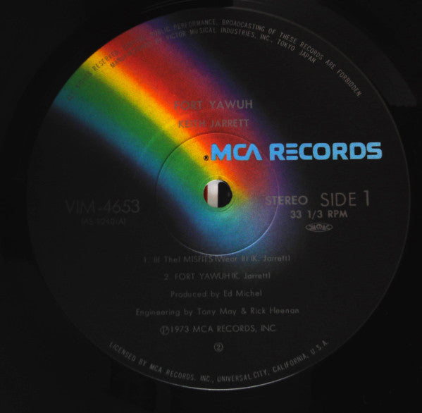 Keith Jarrett - Fort Yawuh (Vinyl, LP, Album, Reissue) Very Good Plus (VG+) / Very Good (VG)
