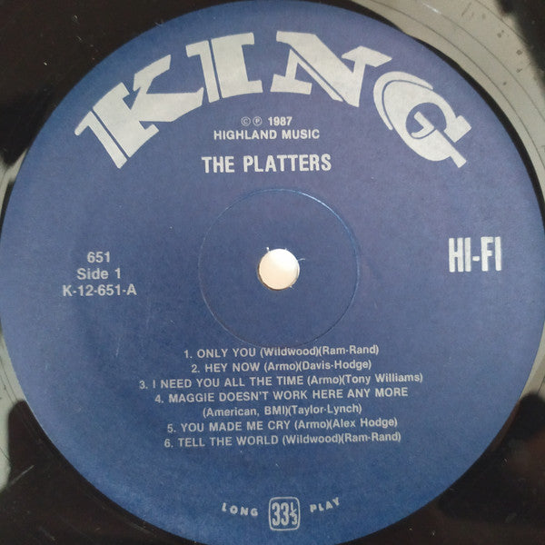 The Platters - The Platters (Vinyl, LP, Reissue) Very Good (VG) / Very Good Plus (VG+)