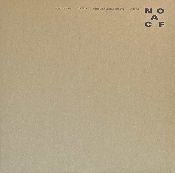The 1975 - Notes On A Conditional Form (2xVinyl, LP, Album, Stereo) Very Good Plus (VG+) / Near Mint (NM or M-)