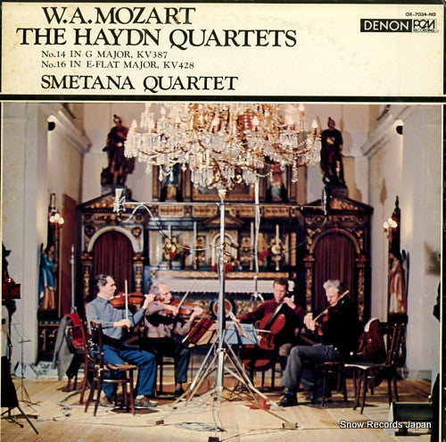 Wolfgang Amadeus Mozart - The Haydn Quartets No.14 In G Major, KV387. No.16 In E-Flat Major, KV428 (Vinyl, LP) Very Good Plus (VG+) / Very Good Plus (VG+)