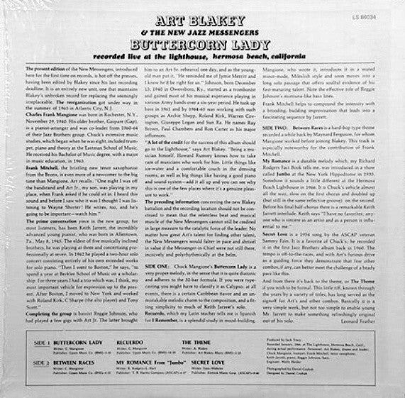 Art Blakey & The Jazz Messengers - Buttercorn Lady (Vinyl, LP, Albu...