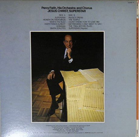 Percy Faith And His Orchestra And Chorus - Jesus Christ, Superstar (Vinyl, LP, Album, Stereo) Mint (M) / Mint (M)