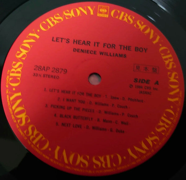 Deniece Williams - Let's Hear It For The Boy (Vinyl, LP, Album, Promo) Very Good Plus (VG+) / Very Good Plus (VG+)