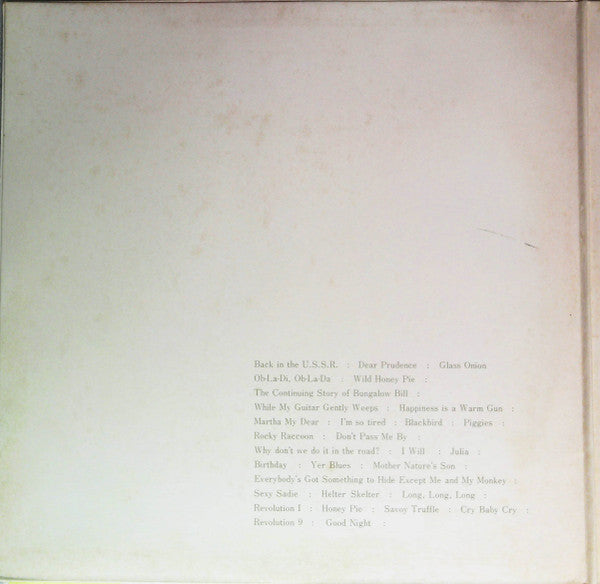 The Beatles - The Beatles (2xVinyl, LP, Album, Numbered, Reissue, Stereo) Very Good Plus (VG+) / Very Good (VG)