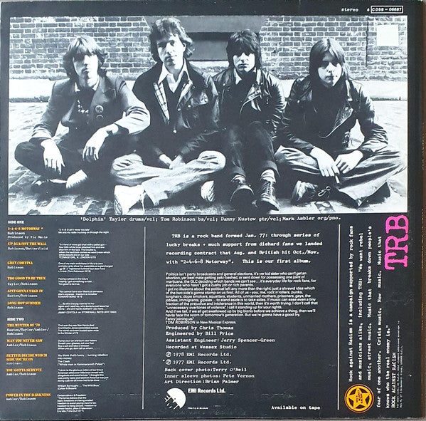 Tom Robinson Band - Power In The Darkness (Vinyl, LP, Album) Very Good Plus (VG+) / Very Good (VG)