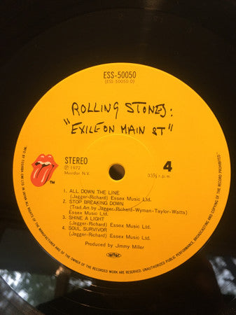 The Rolling Stones - Exile On Main St. (2xVinyl, LP, Album, Reissue) Very Good Plus (VG+) / Very Good (VG)