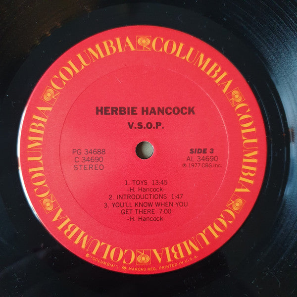 Herbie Hancock - V.S.O.P. (2xVinyl, LP, Album) Good Plus (G+) / Very Good Plus (VG+)