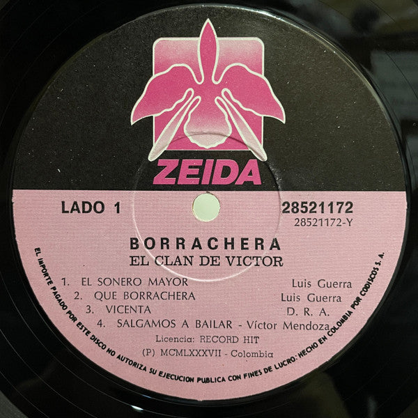 El Clan De Victor - El Clan De Víctor (Vinyl, LP, Album) Very Good (VG) / Very Good (VG)